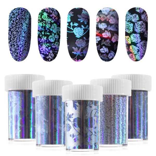 4*100cm diy nail art tips nail sticker flower holographic starry foil star rose art transfer sticker manicure decal, Black
4*100cm diy nail art tips nail sticker flower holographic starry foil star rose art transfer sticker manicure decal, Black