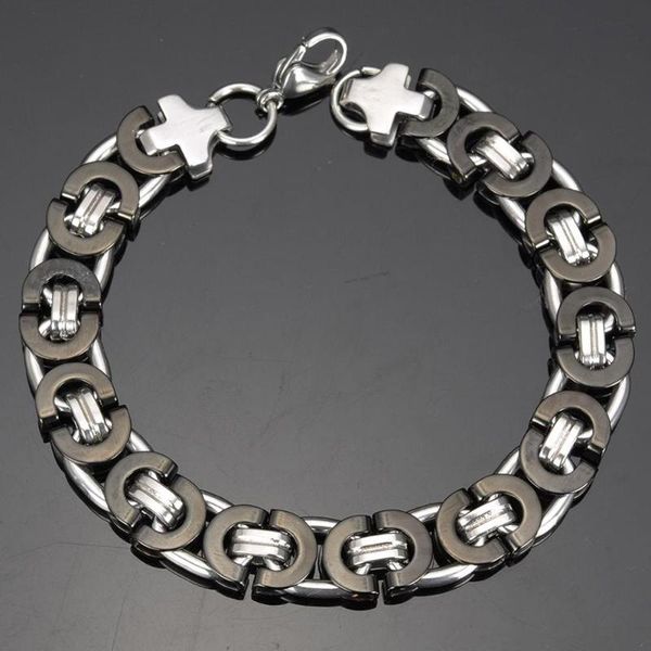 men's bracelets hip hop black color byzantine link chain stainless steel bracelet for male jewelry dropshipping 6/8/11mm
men's bracelets hip hop black color byzantine link chain stainless steel bracelet for male jewelry dropshipping 6/8/11mm
