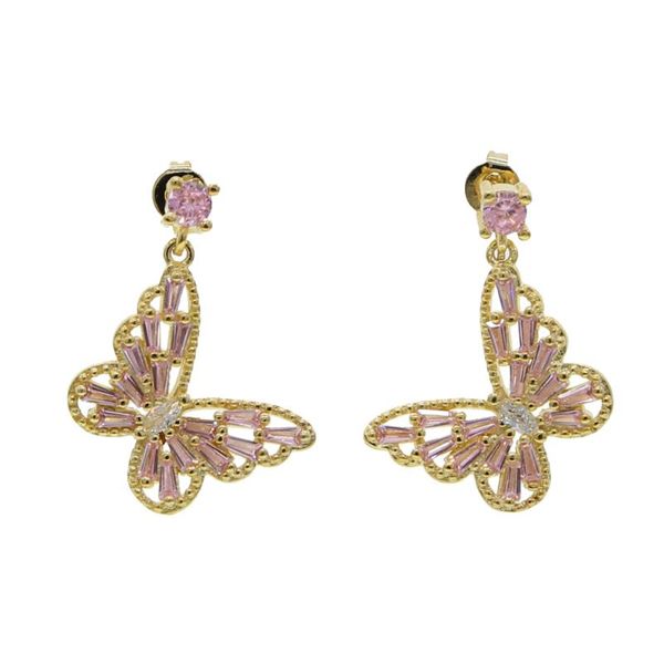 2020 women's earrings gold rose color pink zircon butterfly earrings for women animal sweet pink stone girls jewelry, Golden;silver
2020 women's earrings gold rose color pink zircon butterfly earrings for women animal sweet pink stone girls jewelry, Golden;silver