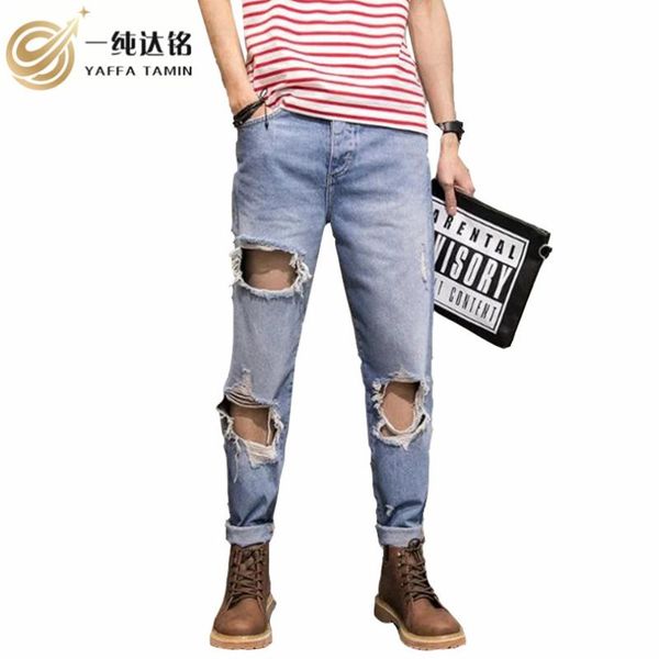 men jeans pants stretch destroyed ripped design hollow out denim boy jeans for men 2020 winter denim pant casual long trousers, Blue
men jeans pants stretch destroyed ripped design hollow out denim boy jeans for men 2020 winter denim pant casual long trousers, Blue