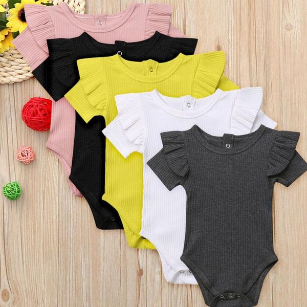 baby bodysuit summer for newborn toddler baby boy girl solid short sleeve ruffled body jumpsuit outfits girl clothes, Blue
baby bodysuit summer for newborn toddler baby boy girl solid short sleeve ruffled body jumpsuit outfits girl clothes, Blue
