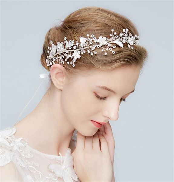 wedding bridal pearl headband ribbon crystal rhinestone hair accessories jewelry crown tiara beads headpiece headdress silver leaf ornament, Slivery;golden
wedding bridal pearl headband ribbon crystal rhinestone hair accessories jewelry crown tiara beads headpiece headdress silver leaf ornament, Slivery;golden