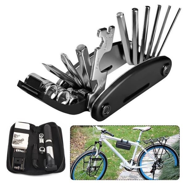 mini bike repair tool kit multifunctional bike repair tool bag suitable for all bicycle outdoor bicycle home with pump
mini bike repair tool kit multifunctional bike repair tool bag suitable for all bicycle outdoor bicycle home with pump