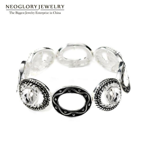 neoglory rhinestone antique silver plated oval stretch bracelets bangles for women fashion jewelry 2020 new gifts fa, Black
neoglory rhinestone antique silver plated oval stretch bracelets bangles for women fashion jewelry 2020 new gifts fa, Black