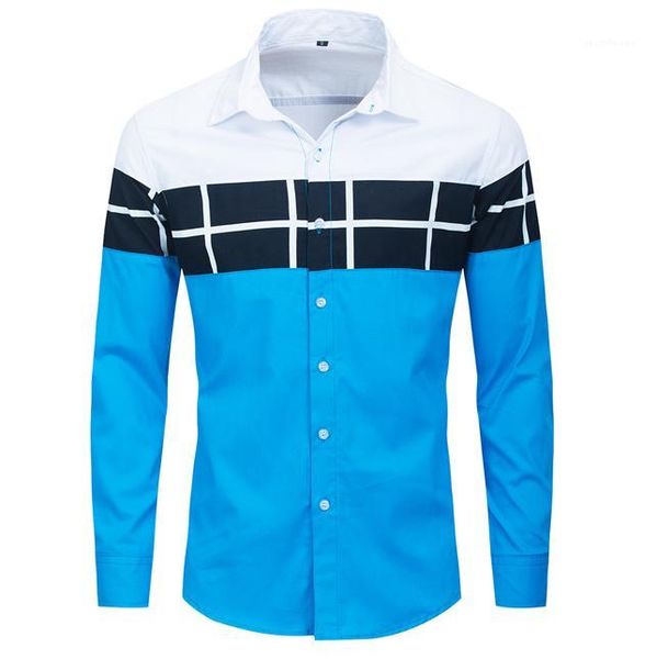 striped patchwork designer shirts lapel neck long sleeve single breasted mens casual mens shirts, White;black
striped patchwork designer shirts lapel neck long sleeve single breasted mens casual mens shirts, White;black