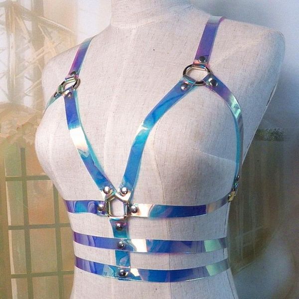 женщины лазерная прозрачный пвх caged бюстгальтер body harness пояс 2020 sexy пояс бандаж женский голографическая ремень top талии ремень, Black;brown
женщины лазерная прозрачный пвх caged бюстгальтер body harness пояс 2020 sexy пояс бандаж женский голографическая ремень top талии ремень, Black;brown