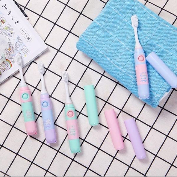 new children's electric toothbrush mini portable sonic brush dry battery soft hair waterproof travel toothbrush with box
new children's electric toothbrush mini portable sonic brush dry battery soft hair waterproof travel toothbrush with box