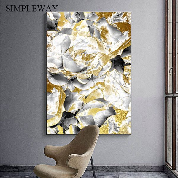 golden black white rose flower abstract poster floral print wall art canvas painting modern picture home living room decoration
golden black white rose flower abstract poster floral print wall art canvas painting modern picture home living room decoration