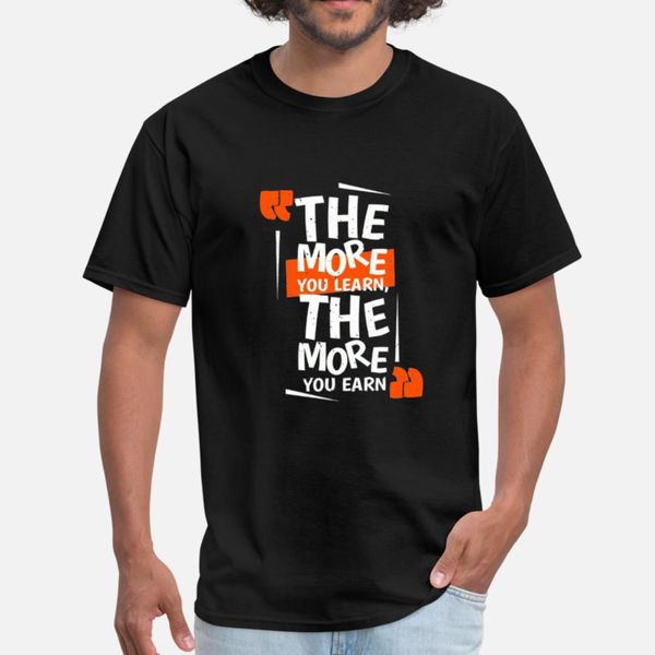 the more you learn the more you earn t shirt men character short sleeve s-xxxl clothing loose casual summer trend shirt
the more you learn the more you earn t shirt men character short sleeve s-xxxl clothing loose casual summer trend shirt