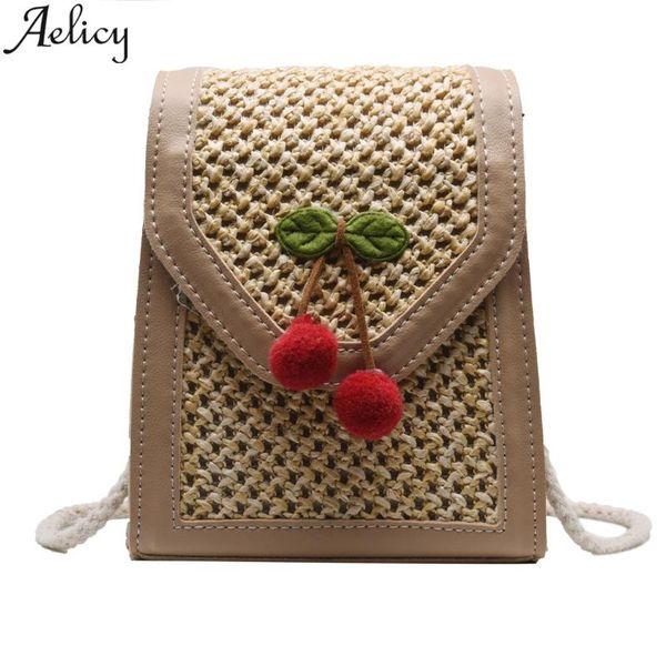 aelicy 2020 fashion retro woven shoulder bag solid color handbag woven bag beach tote bags for women casual straw handbag
aelicy 2020 fashion retro woven shoulder bag solid color handbag woven bag beach tote bags for women casual straw handbag