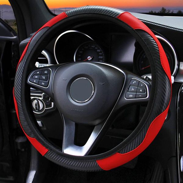 non-slip car steering wheel cover breathable anti slip pu leather steering covers suitable 37-38cm auto interior txtb1
non-slip car steering wheel cover breathable anti slip pu leather steering covers suitable 37-38cm auto interior txtb1