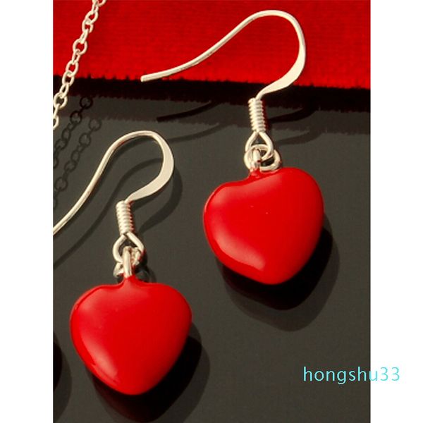 925 red dangle & chandelier enamel painted heart dropfor women sterling silver earring
925 red dangle & chandelier enamel painted heart dropfor women sterling silver earring