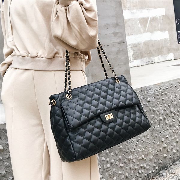luxury quality female large-capacity bags 2020 new fashion ladies rhombus chain female bag shoulder messenger bag shoulder
luxury quality female large-capacity bags 2020 new fashion ladies rhombus chain female bag shoulder messenger bag shoulder