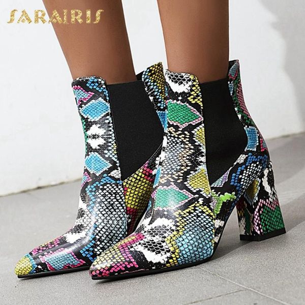 sarairis 2020 new design plus size 48 ins boots woman shoes snake print elastic band pointed toe ankle boots ladies, Black
sarairis 2020 new design plus size 48 ins boots woman shoes snake print elastic band pointed toe ankle boots ladies, Black