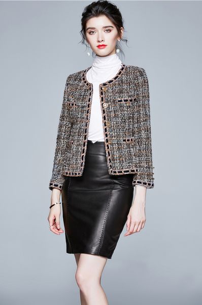 autumn and winter,women tweed materials jackets,lady & girl's fashion elegant new outerwear & coats nice casual wear, Black;brown
autumn and winter,women tweed materials jackets,lady & girl's fashion elegant new outerwear & coats nice casual wear, Black;brown