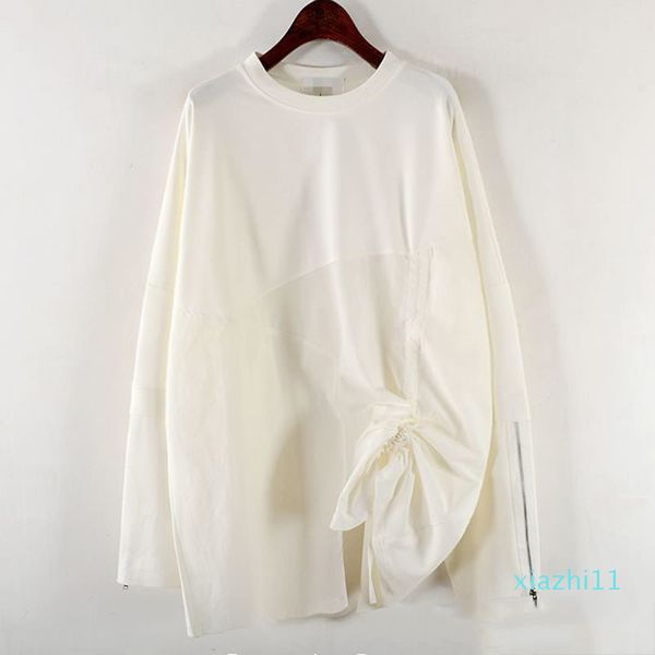 xitao splice pleated plus size t shirt women harajuku zipper long sleeve women leisure tshirt fashion autumn new, White
xitao splice pleated plus size t shirt women harajuku zipper long sleeve women leisure tshirt fashion autumn new, White