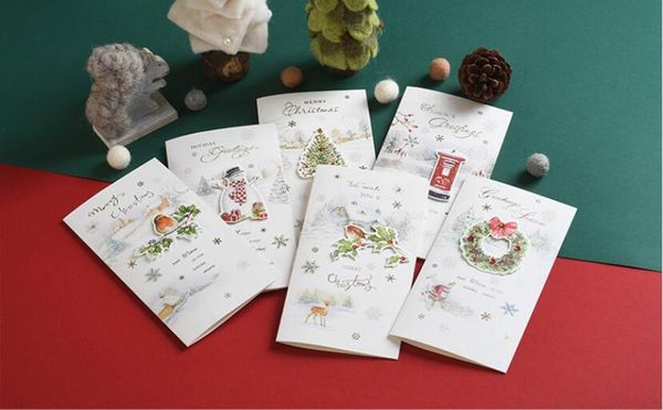 6pcs creative christmas theme gilding greeting card 21x11.5cm decals glitter christmas tree snowman greeting card party supplies
6pcs creative christmas theme gilding greeting card 21x11.5cm decals glitter christmas tree snowman greeting card party supplies