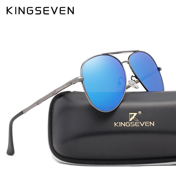 sunglasses kingseven 2021brand polarized men pilot interval design silver frame sun glasses for men/women n7953, White;black
sunglasses kingseven 2021brand polarized men pilot interval design silver frame sun glasses for men/women n7953, White;black