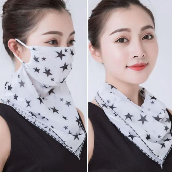fashion chiffon cycling scarf women outdoor suncreen star print scarf scarfproof neck protection bandana anti-uv, Blue;gray
fashion chiffon cycling scarf women outdoor suncreen star print scarf scarfproof neck protection bandana anti-uv, Blue;gray