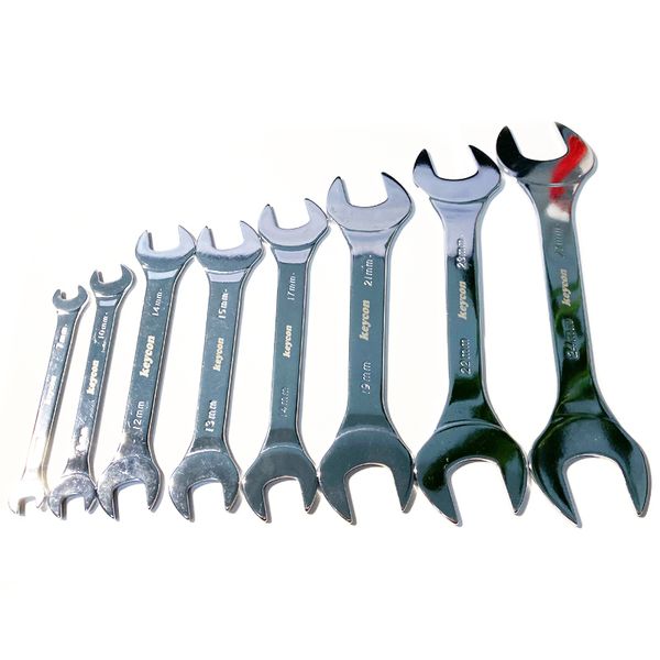 8pcs 6*7-24*27mm ultra-thin open end wrench set 3mm double end universal spanner high carbon steel wrenches set for drive shaft
8pcs 6*7-24*27mm ultra-thin open end wrench set 3mm double end universal spanner high carbon steel wrenches set for drive shaft