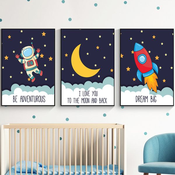 paintings rocket out space wall art posters cartoon nursery prints canvas painting nordic kids decoration pictures baby bedroom decor
paintings rocket out space wall art posters cartoon nursery prints canvas painting nordic kids decoration pictures baby bedroom decor