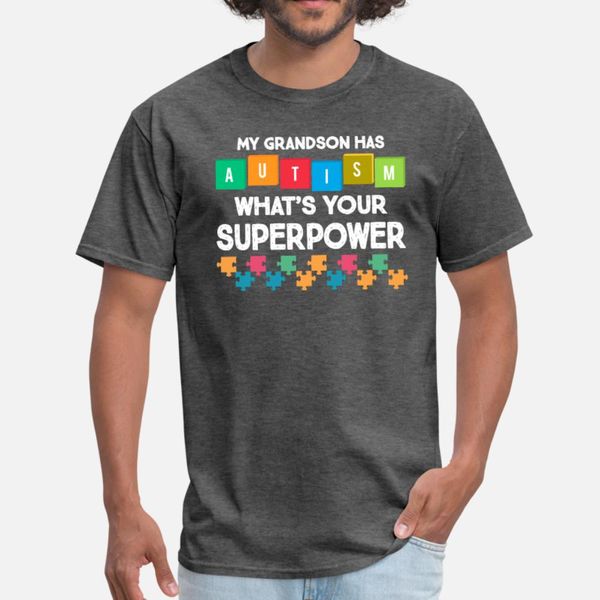 autism awareness month my superpower grandson t shirt men printed short sleeve size s-3xl letter anti-wrinkle new fashion summer style
autism awareness month my superpower grandson t shirt men printed short sleeve size s-3xl letter anti-wrinkle new fashion summer style