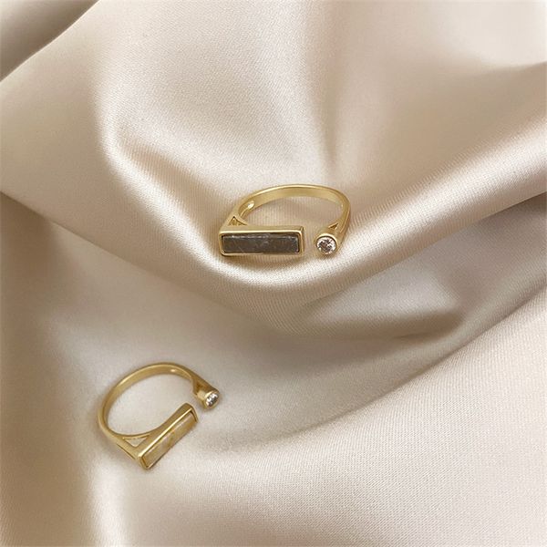 cluster rings korean fashion simple natural stone gold ring woman personality opening adjustable knuckle party jewelry anniversary gifts, Golden;silver
cluster rings korean fashion simple natural stone gold ring woman personality opening adjustable knuckle party jewelry anniversary gifts, Golden;silver