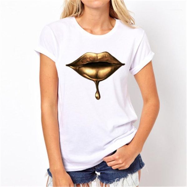 clothing lips loose female tee round neck fashion short sleeve tee summer new women designer casual panelled tshirt, White
clothing lips loose female tee round neck fashion short sleeve tee summer new women designer casual panelled tshirt, White