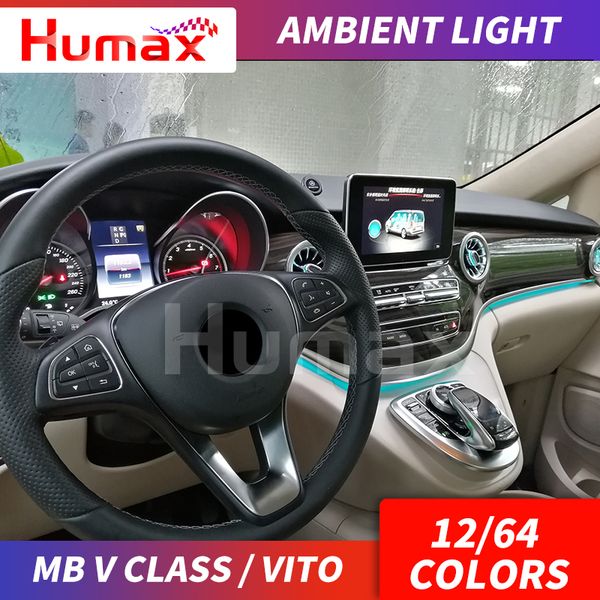 for v class v260 led air outlet indoor led air condition with environmental light 64 colors atmosphere light
for v class v260 led air outlet indoor led air condition with environmental light 64 colors atmosphere light