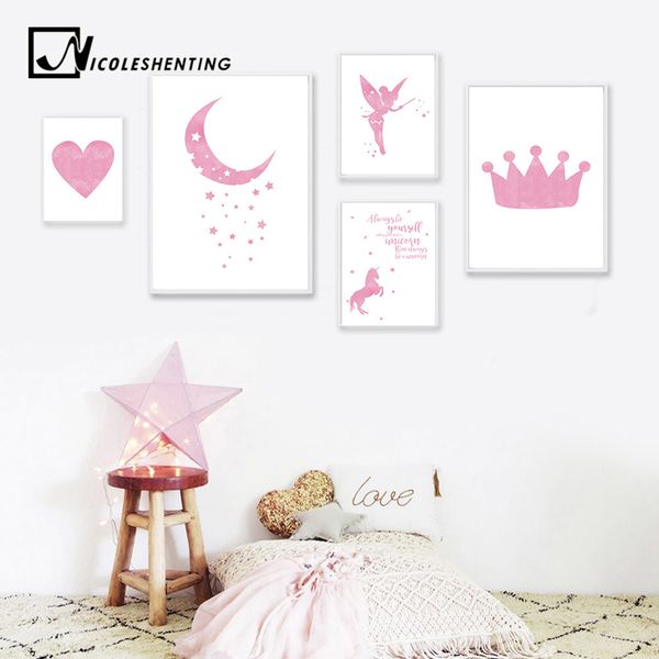 nicoleshenting fairy canvas poster pink heart castle nursery wall art print painting cartoon picture girls bedroom decoration
nicoleshenting fairy canvas poster pink heart castle nursery wall art print painting cartoon picture girls bedroom decoration