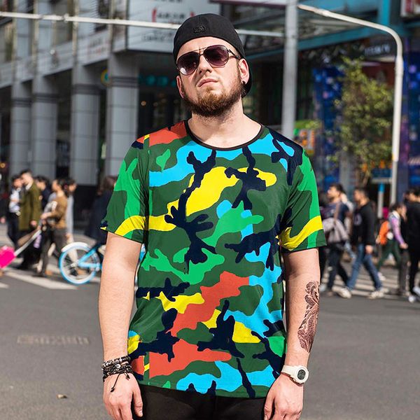 summer new big-code menswear fashion camouflage ice silk loose men's t-shirt plus fat to increase fat t-shirt, White;black
summer new big-code menswear fashion camouflage ice silk loose men's t-shirt plus fat to increase fat t-shirt, White;black