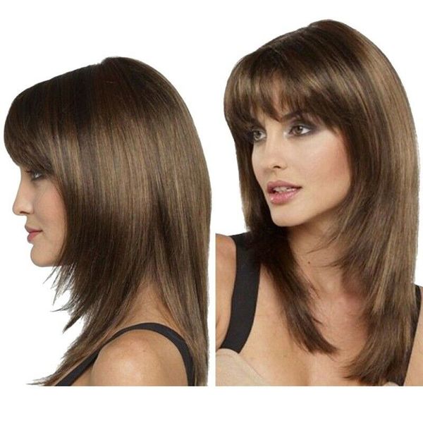 women natural straight hair wigs bob style cosplay full wig lady fancy dress usa, Black
women natural straight hair wigs bob style cosplay full wig lady fancy dress usa, Black