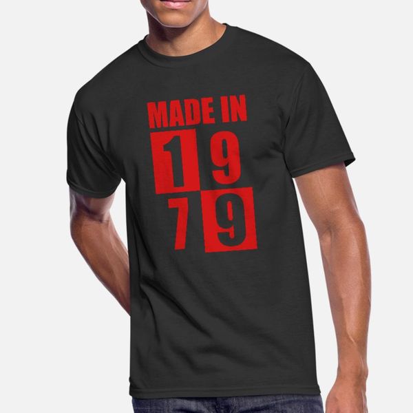 made in 1979 t shirt men printed short sleeve o-neck kawaii famous humor summer style standard shirt
made in 1979 t shirt men printed short sleeve o-neck kawaii famous humor summer style standard shirt