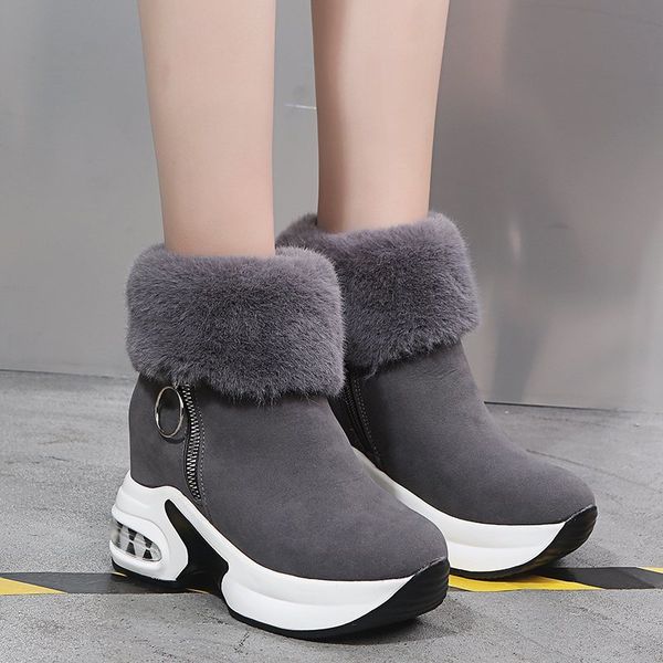 furry suede ankle boots women plus plush hidden wedge heel boots women shoes winter warm short black gray 2020
furry suede ankle boots women plus plush hidden wedge heel boots women shoes winter warm short black gray 2020