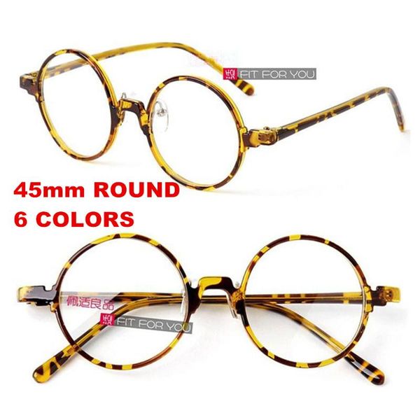 vintage 45mm round medium flexible eyeglass frames full rim glasses optic 6 colors, Black
vintage 45mm round medium flexible eyeglass frames full rim glasses optic 6 colors, Black