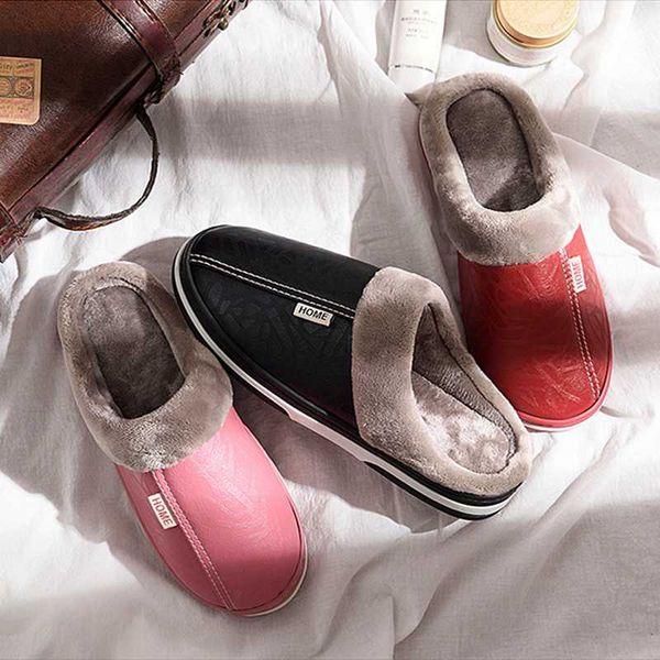 cotton slippers women's winter home couples large size waterproof cotton shoes warm anti-skid plush indoor men's home slippers, Black
cotton slippers women's winter home couples large size waterproof cotton shoes warm anti-skid plush indoor men's home slippers, Black