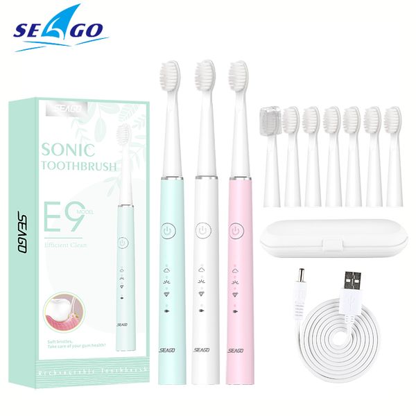 seago sonic electric toothbrush usb rechargeable travel waterproof tooth brush buy 1 get 1 5 mode replacement heads gift
seago sonic electric toothbrush usb rechargeable travel waterproof tooth brush buy 1 get 1 5 mode replacement heads gift
