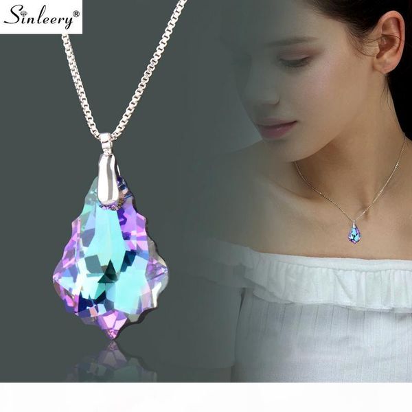 sinleery великолепный фиолетовый белый кристалл ожерелье для женщин цвета серебра цепь змейки на заказ ювелирные изделия xl379 ssi, Silver
sinleery великолепный фиолетовый белый кристалл ожерелье для женщин цвета серебра цепь змейки на заказ ювелирные изделия xl379 ssi, Silver