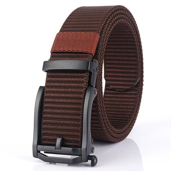 men's nylon ratchet belt, no holes full adjustable web utility belt for men, women with automatic slide buckle, Black;brown
men's nylon ratchet belt, no holes full adjustable web utility belt for men, women with automatic slide buckle, Black;brown