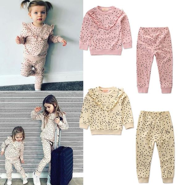 spring autumn children girls clothing sets wave point-shaped clothes sweatshirts + pants baby kids 2 pcs suit kg-7, White
spring autumn children girls clothing sets wave point-shaped clothes sweatshirts + pants baby kids 2 pcs suit kg-7, White