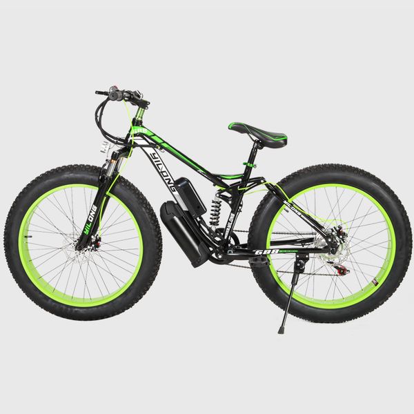 snowmobile lithium battery wide tire 36v4.0 power mountain bike double disc brake wheel widened tire electric bicycle, Silver;blue
snowmobile lithium battery wide tire 36v4.0 power mountain bike double disc brake wheel widened tire electric bicycle, Silver;blue