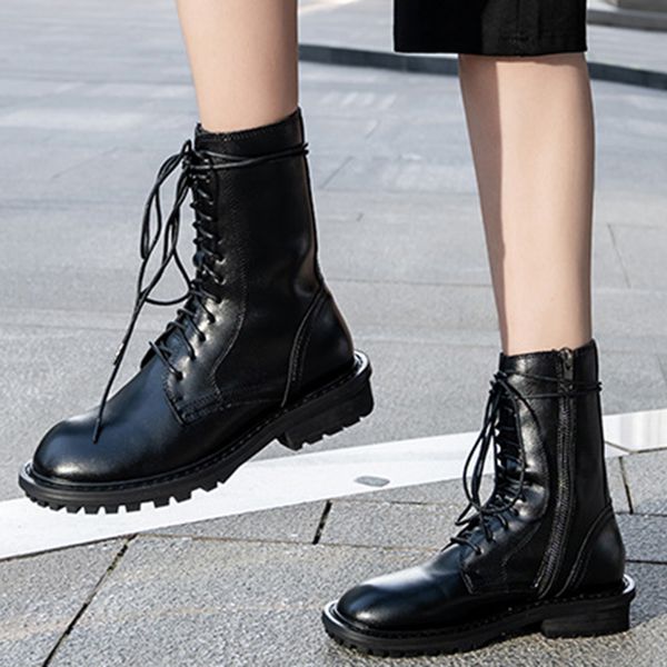 boots women 2020 autumn winter new wild british style 34-43 plus size thick bottom motorcycle boots, Black
boots women 2020 autumn winter new wild british style 34-43 plus size thick bottom motorcycle boots, Black