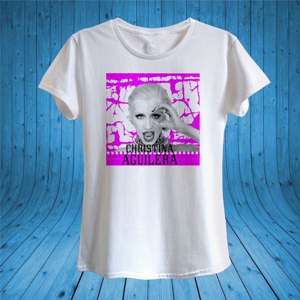 christina aguilera man women fitted basic models tee shirt 
christina aguilera man women fitted basic models tee shirt