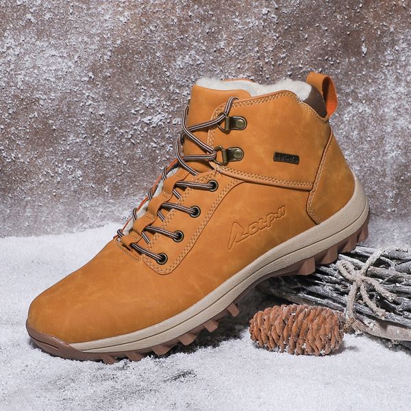 stylish men winter fur warm plush snow boots male shoes non slip rubber plus size casual ankle footwear trekking botas, Black
stylish men winter fur warm plush snow boots male shoes non slip rubber plus size casual ankle footwear trekking botas, Black