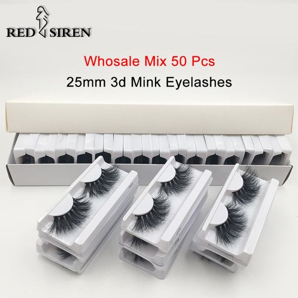 false eyelashes red siren 50 pcs 25mm 3d mink lashes wholesale lot bulk 100% cruelty y natural long eyelash makeup
false eyelashes red siren 50 pcs 25mm 3d mink lashes wholesale lot bulk 100% cruelty y natural long eyelash makeup