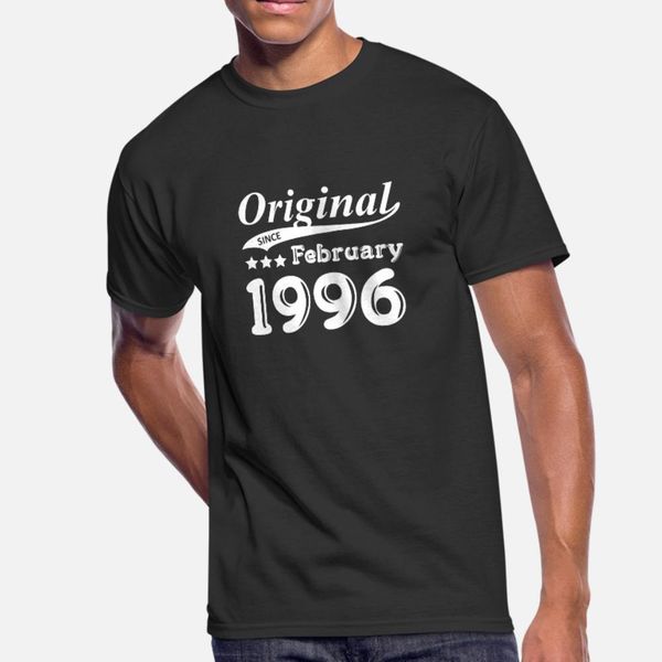 оригинал с февраля 1996 подарочные тенниска мужчин печать 100% хлопок crew neck отдыха graphic новая мода весна осень природные рубашки
оригинал с февраля 1996 подарочные тенниска мужчин печать 100% хлопок crew neck отдыха graphic новая мода весна осень природные рубашки
