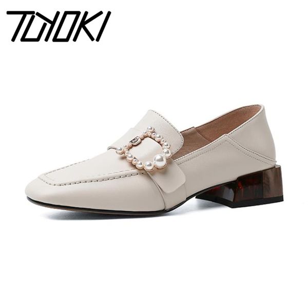 tuyoki women pumps genuine leather fashion beads square toe thick heel shoes wooman casual office lady footwear size 34-39, Black
tuyoki women pumps genuine leather fashion beads square toe thick heel shoes wooman casual office lady footwear size 34-39, Black