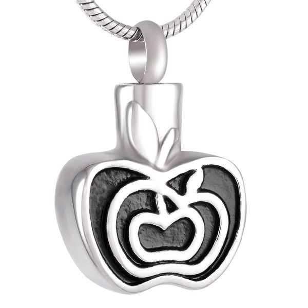 cremation ashes /gold/rose gold/black stainless steel apple memorial urn necklace keepsake pendant jewelry with, Silver
cremation ashes /gold/rose gold/black stainless steel apple memorial urn necklace keepsake pendant jewelry with, Silver