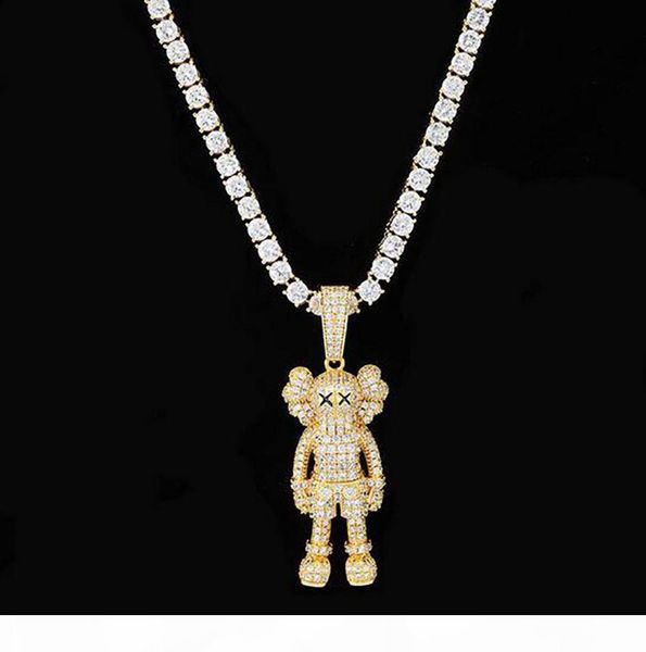 14k позолоченный ins мультфильм куклы кулон ожерелье micro pave фианитами имитация алмазы с 24inch подарки box chain, Silver
14k позолоченный ins мультфильм куклы кулон ожерелье micro pave фианитами имитация алмазы с 24inch подарки box chain, Silver