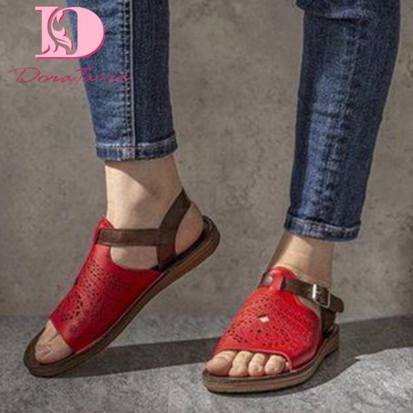 doratasia 2020 brand design gladiator women sandals peep toe low heel platform fretwork rome flats summer casual woman shoes, Black
doratasia 2020 brand design gladiator women sandals peep toe low heel platform fretwork rome flats summer casual woman shoes, Black